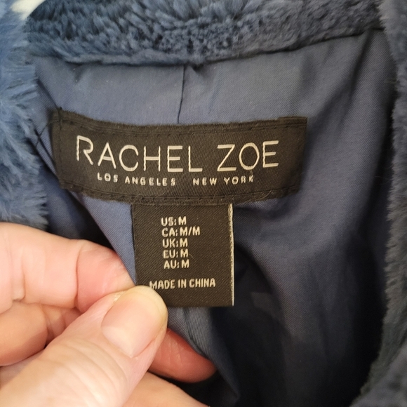 Rachel Zoe faux fur long jacket - M.      S - Picture 2 of 6